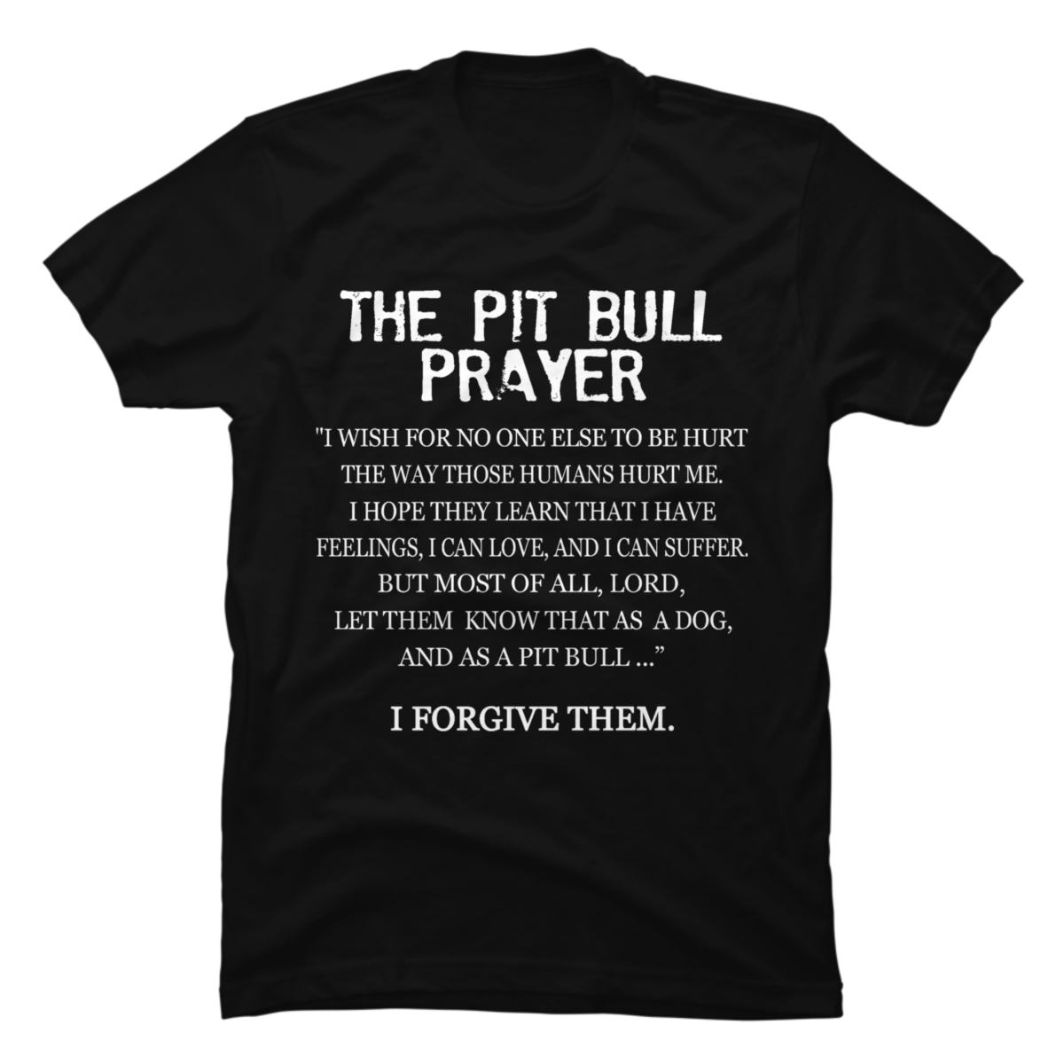 pitbull prayer shirt